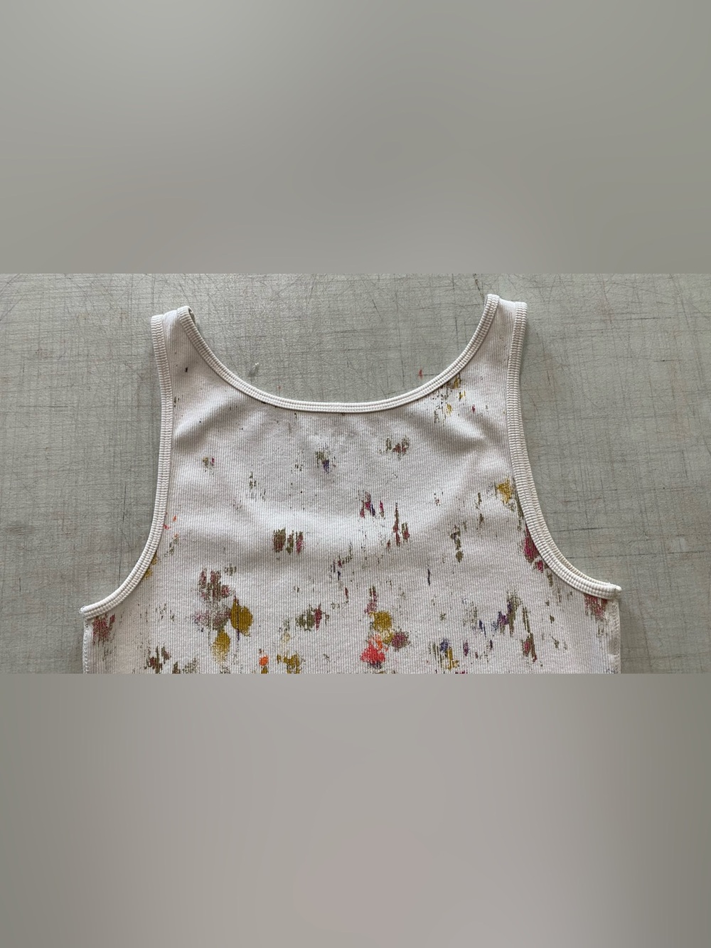 Eddie Bauer Cream Floral Print Tank Top - Picture 5 of 8